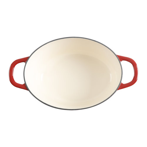 Crockpot Artisan 7 Qt. Cast Iron Oval Dutch Oven & Reviews Wayfair